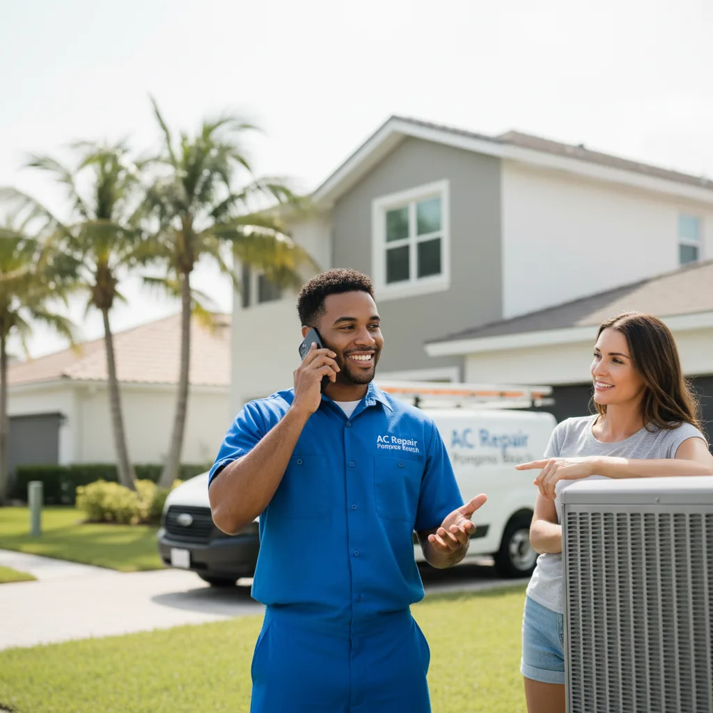 AC Repair Pompano Beach customer support in Lyford